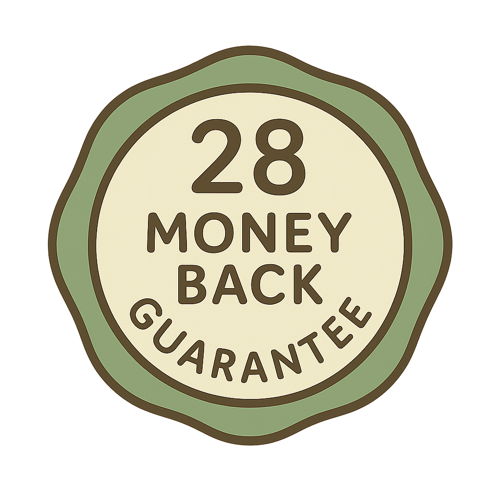 28 day money back guarantee